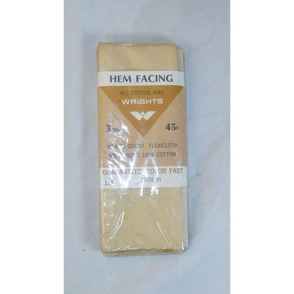 VTG Sewing Notions Lot of 7 - Seam Tape, Rick Rack, Lace Binding, Wrights Talon - Picture 5 of 5